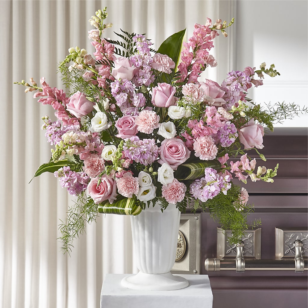Divine Comfort Arrangement – Velvet Leaf And Stem, Las Vegas NV