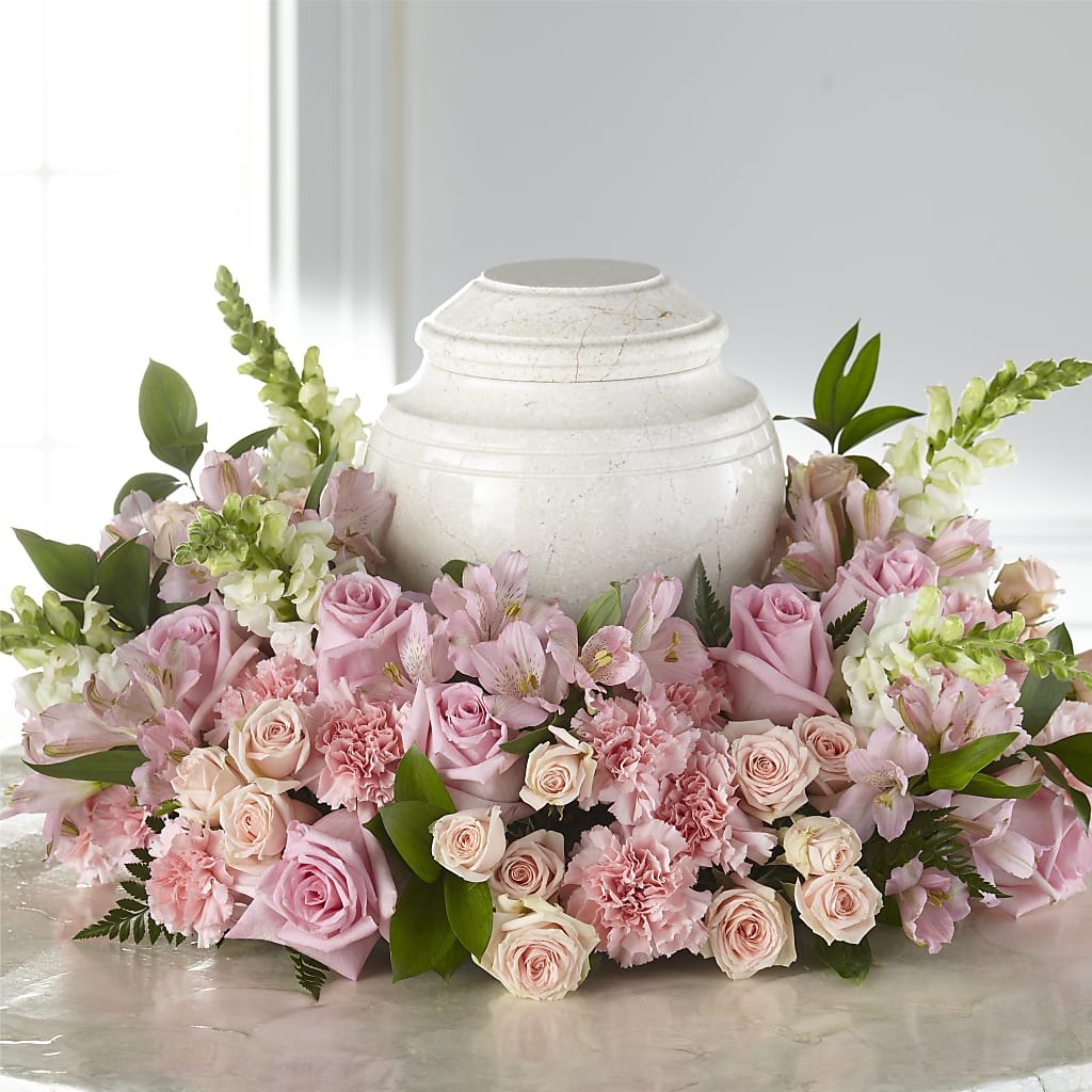 Blooms of Hope Cremation Adornment – Velvet Leaf And Stem, Las Vegas NV