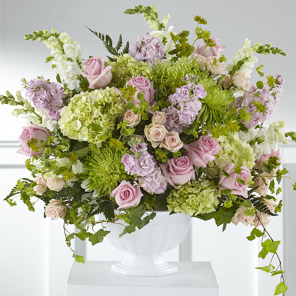 Radiant Embrace Arrangement – Velvet Leaf And Stem, Las Vegas NV