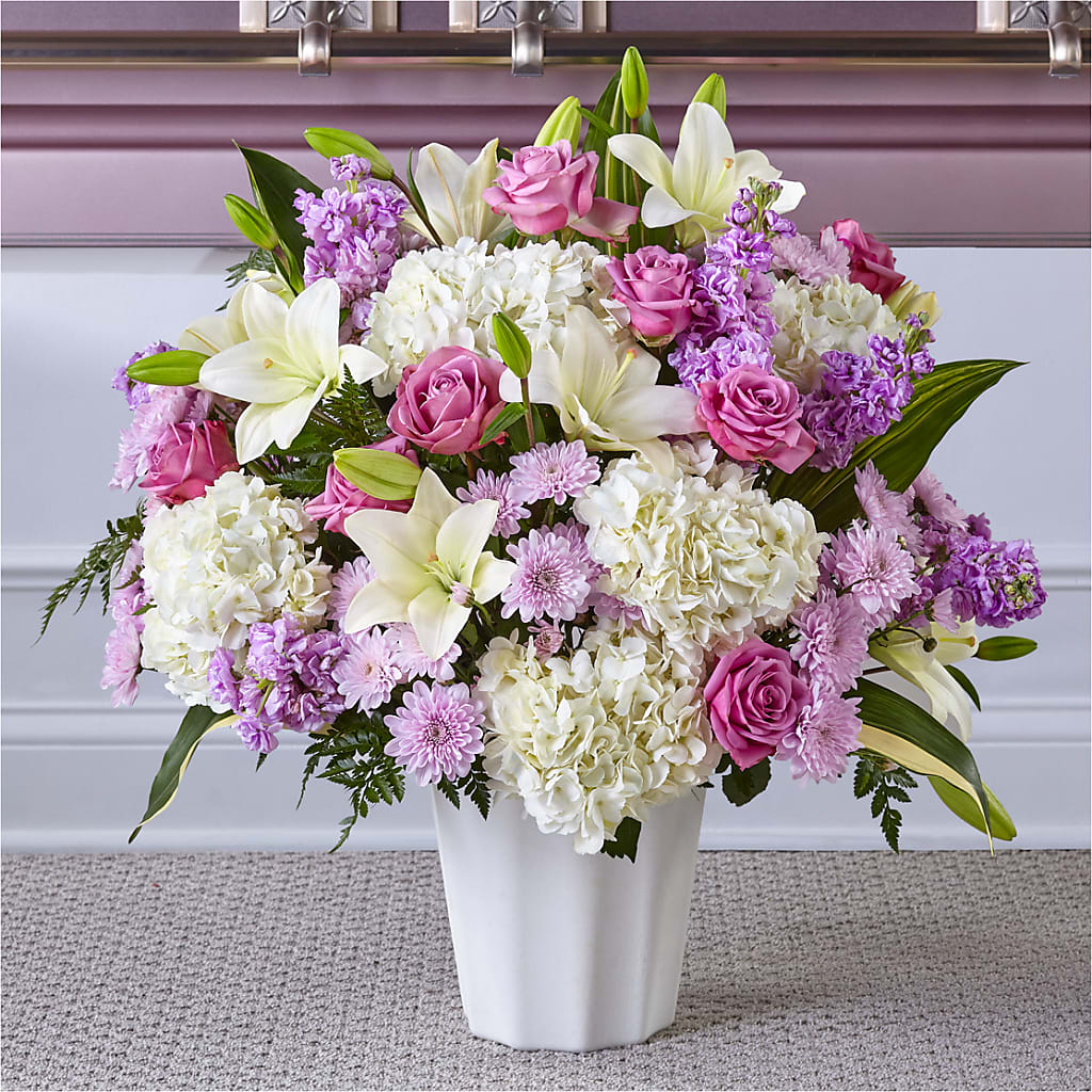 Heaven Sent Floor Basket – Velvet Leaf And Stem, Las Vegas NV