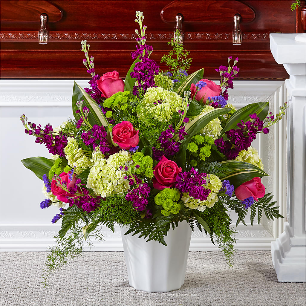 Beautiful Horizons Floor Basket – Velvet Leaf And Stem, Las Vegas NV