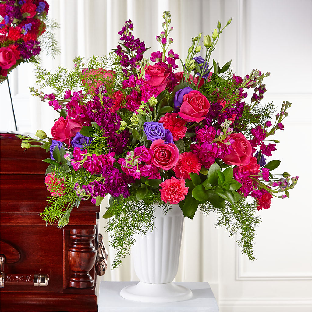 Eternal Day Arrangement – Velvet Leaf And Stem, Las Vegas NV