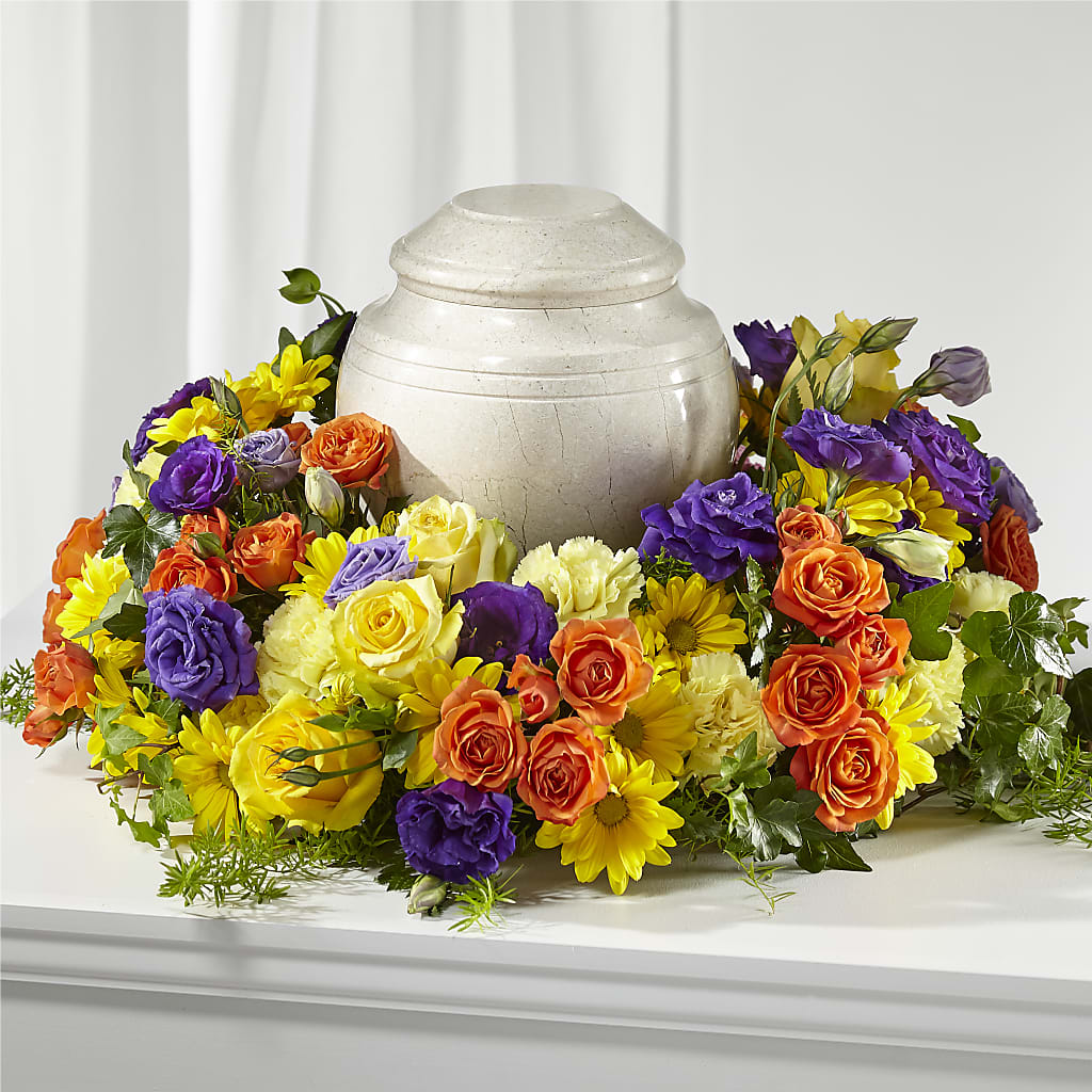 Blossoms of Remembrance Cremation Adornment – Velvet Leaf And Stem, Las Vegas NV