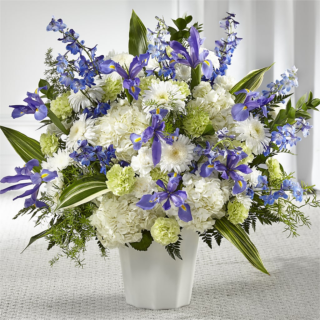 Soft Serenity Floor Basket – Velvet Leaf And Stem, Las Vegas NV
