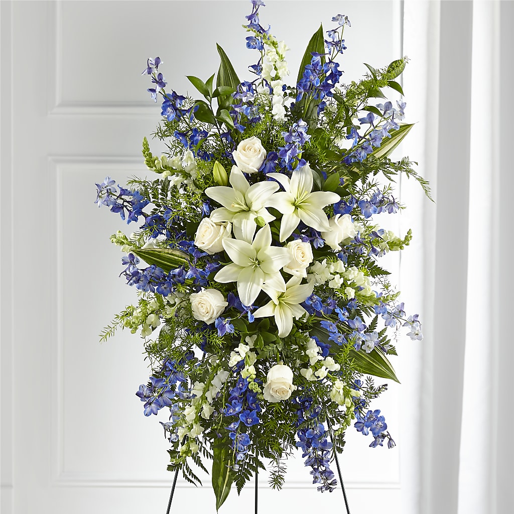 Faithful Friend Standing Spray – Velvet Leaf And Stem, Las Vegas NV