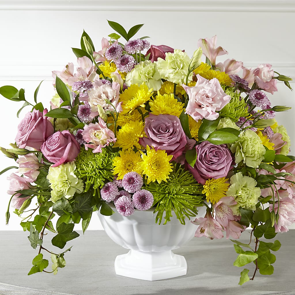 Healing Thoughts Arrangement – Velvet Leaf And Stem, Las Vegas NV