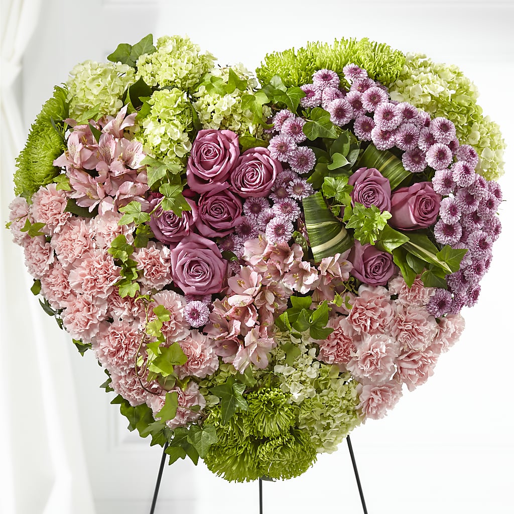 Heartwarming Standing Heart – Velvet Leaf And Stem, Las Vegas NV