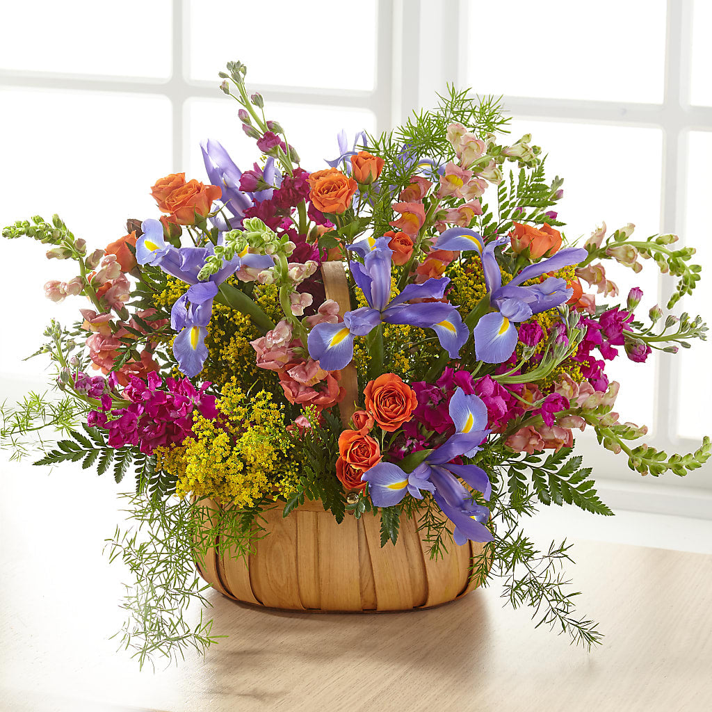 Garden of Life Basket – Velvet Leaf And Stem, Las Vegas NV