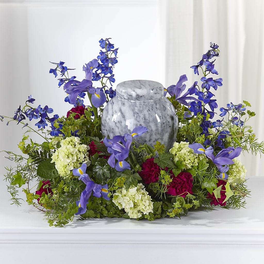 Forever Remembered Cremation Adornment – Velvet Leaf And Stem, Las Vegas NV