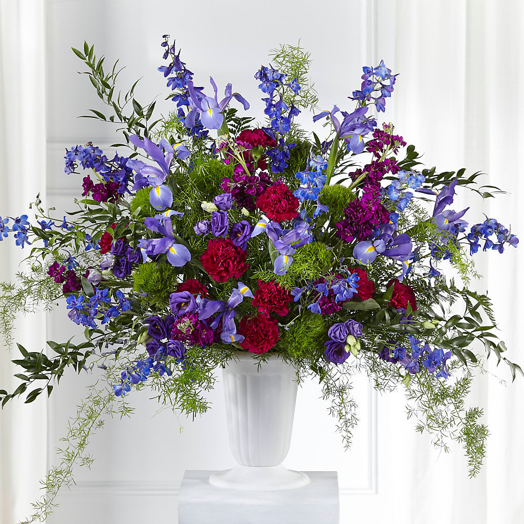 Memorial of Life Arrangement – Velvet Leaf And Stem, Las Vegas NV