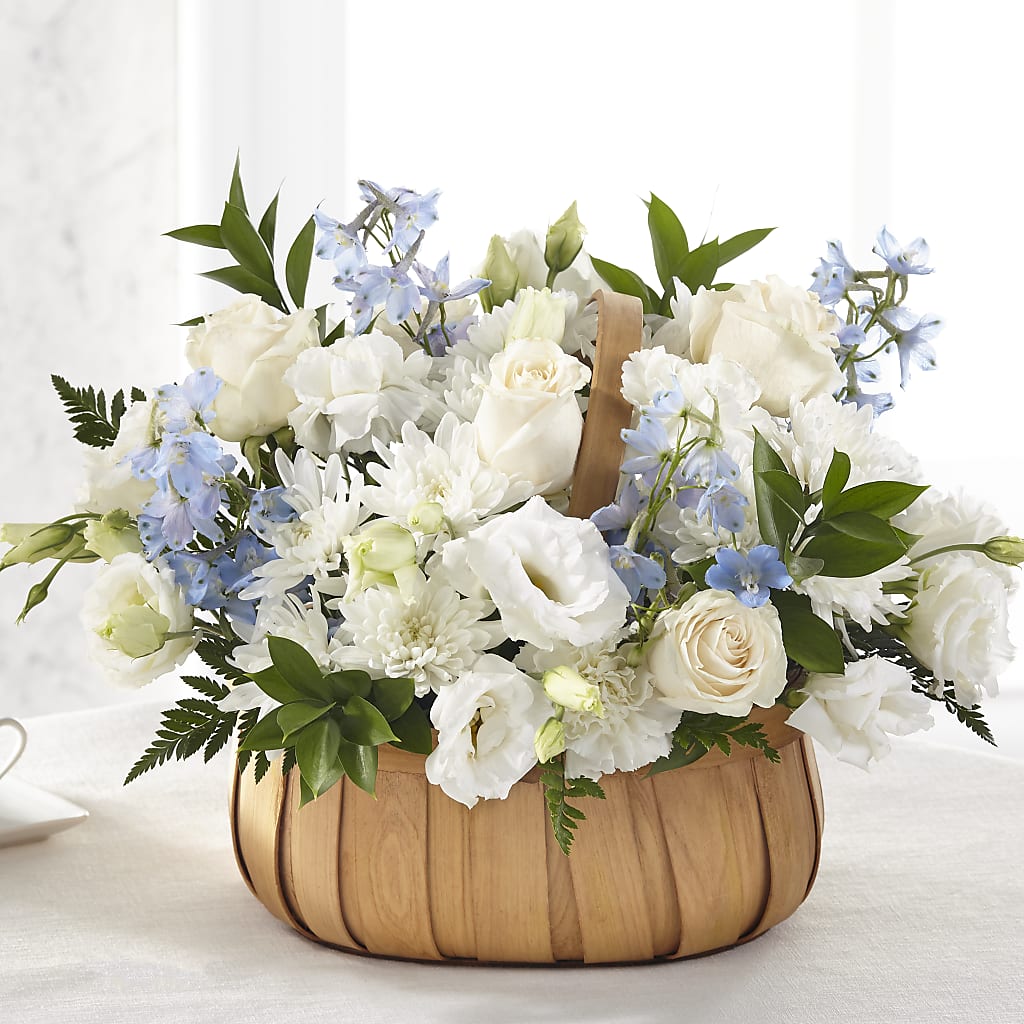 Sincerely Heartfelt Basket – Velvet Leaf And Stem, Las Vegas NV