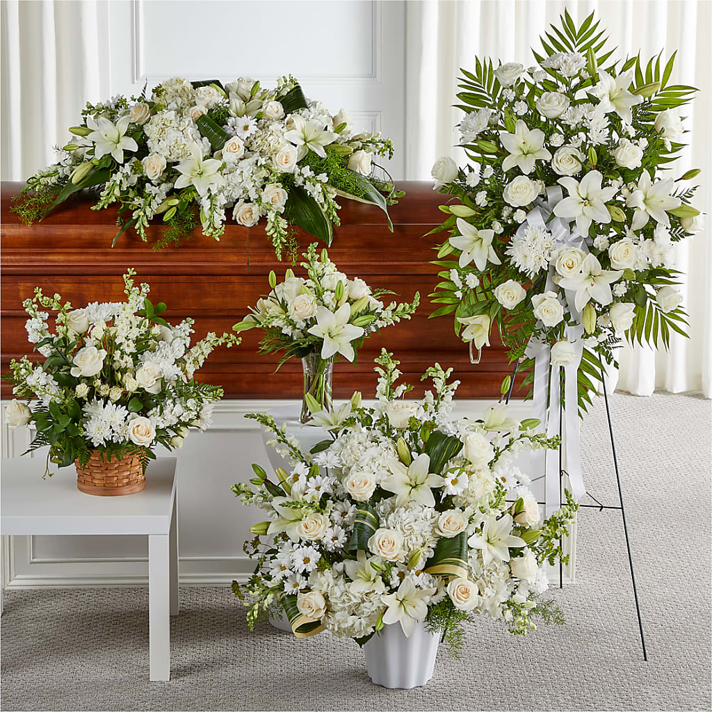 Sincerest Condolences Bundles – Velvet Leaf And Stem, Las Vegas NV