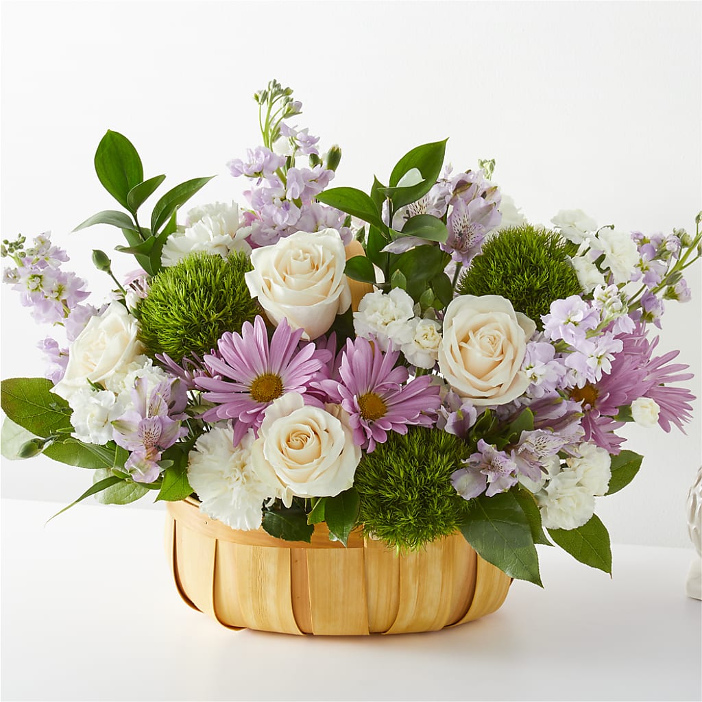 Peace & Love Basket – Velvet Leaf And Stem, Las Vegas NV