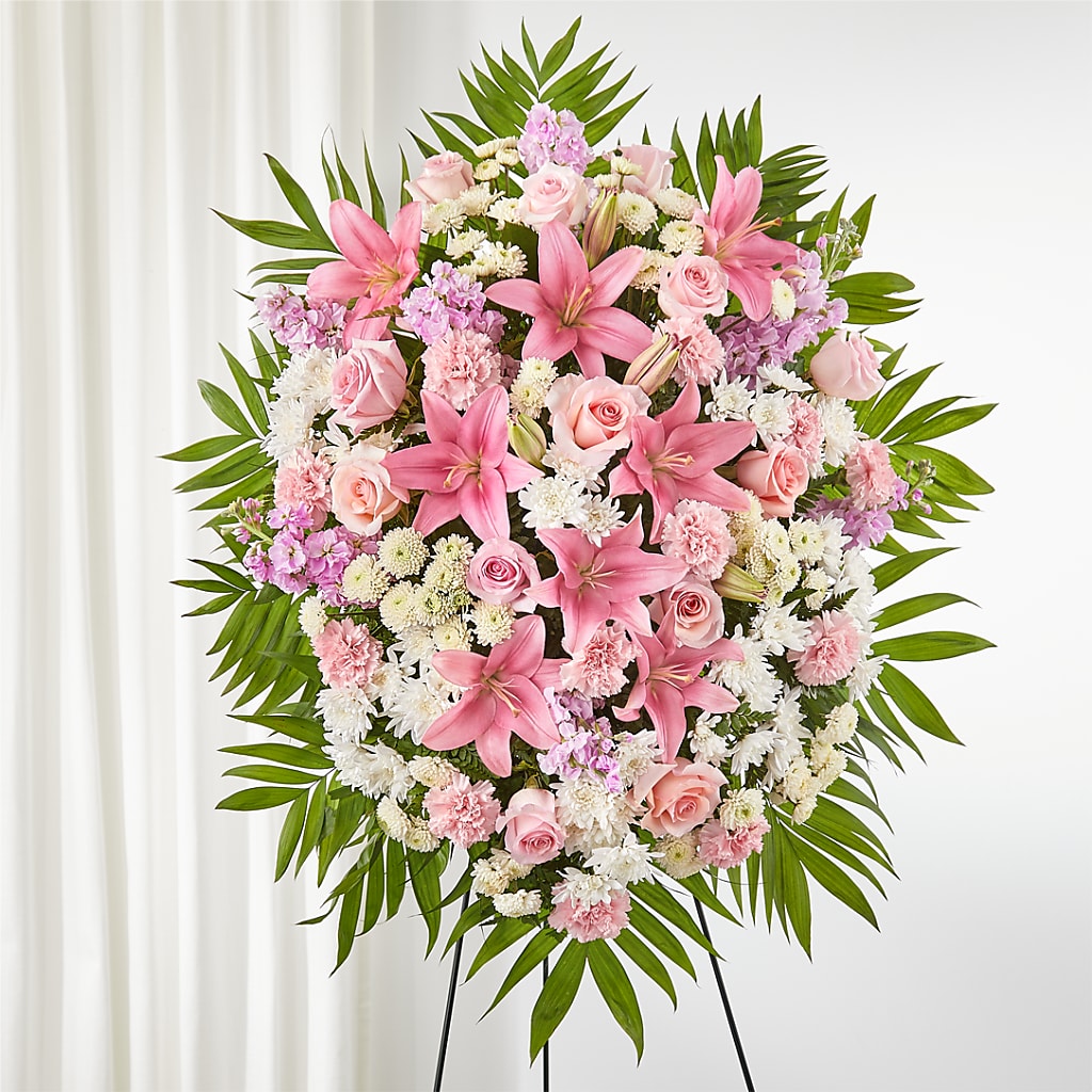 Offering Solace Standing Spray – Velvet Leaf And Stem, Las Vegas NV