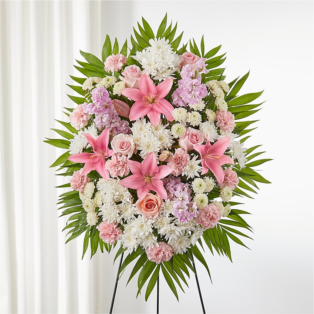Offering Solace Standing Spray – Velvet Leaf And Stem, Las Vegas NV