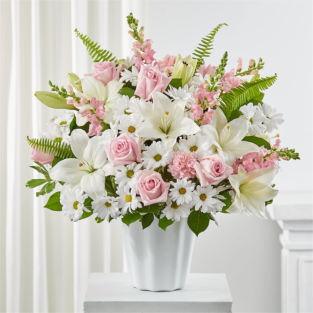Soft Touch Tabletop Basket – Velvet Leaf And Stem, Las Vegas NV