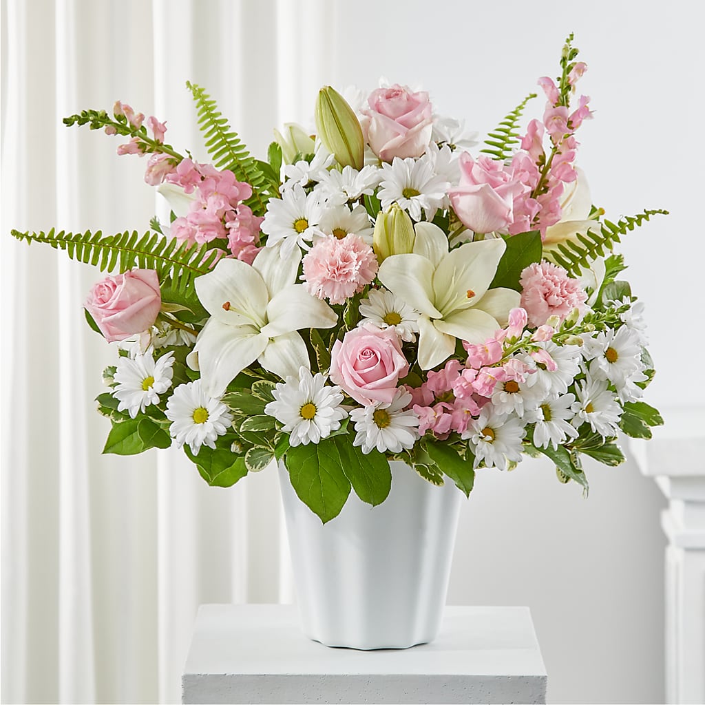 Soft Touch Tabletop Basket – Velvet Leaf And Stem, Las Vegas NV