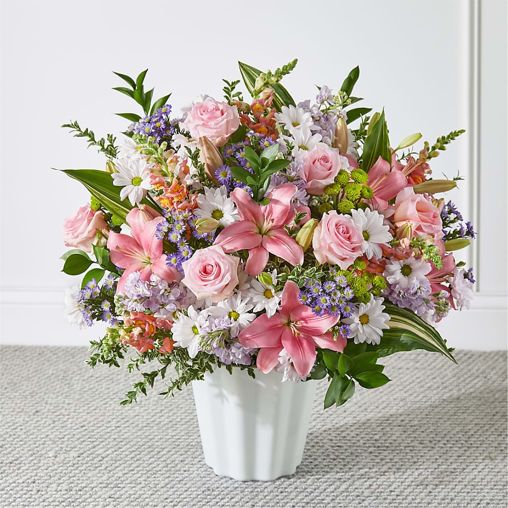Abundant Compassion Floor Basket – Velvet Leaf And Stem, Las Vegas NV