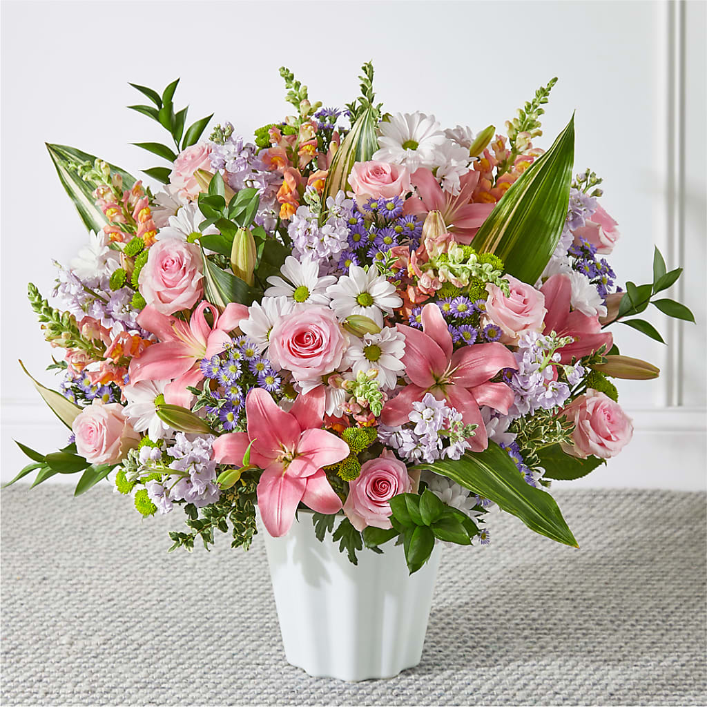 Abundant Compassion Floor Basket – Velvet Leaf And Stem, Las Vegas NV
