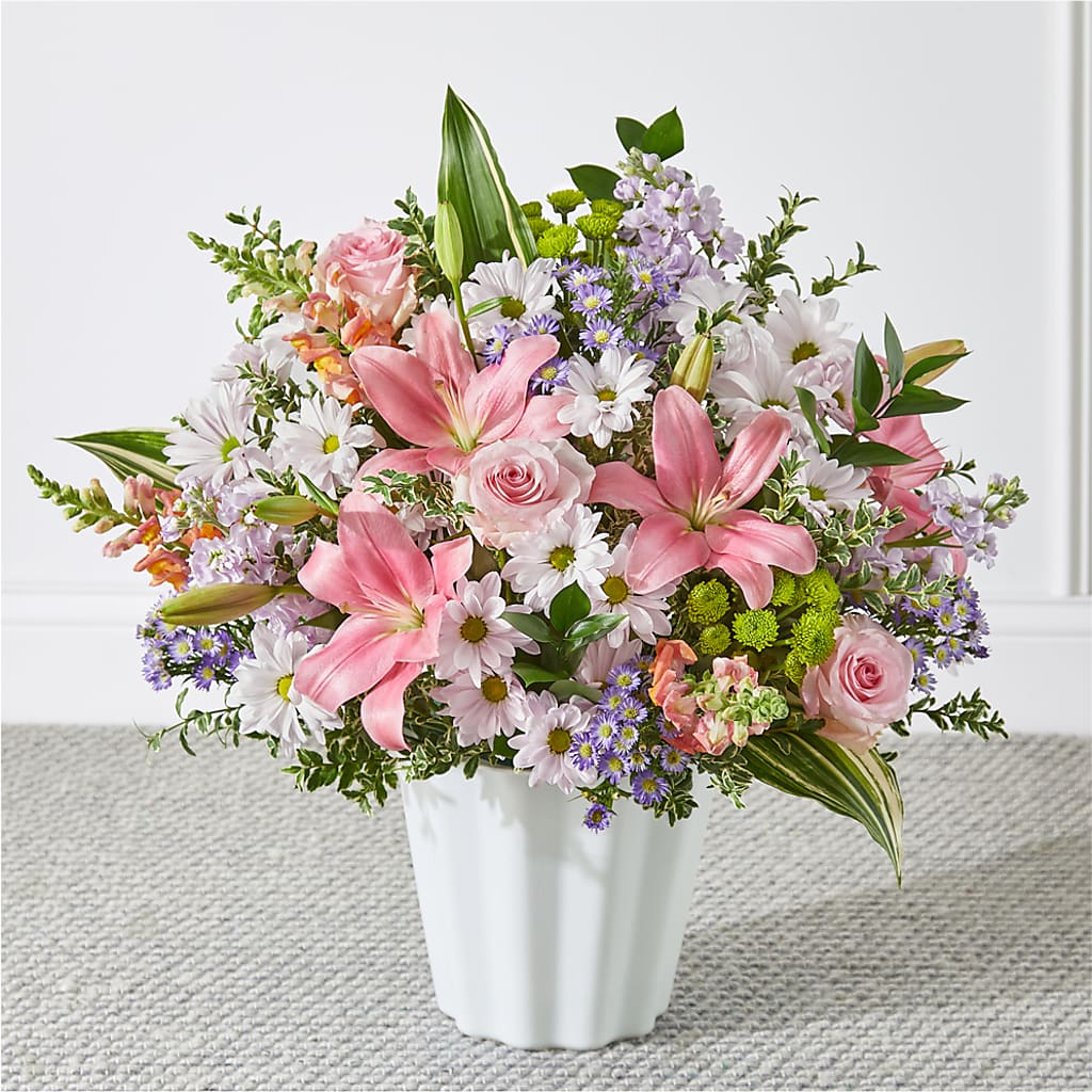 Abundant Compassion Floor Basket – Velvet Leaf And Stem, Las Vegas NV