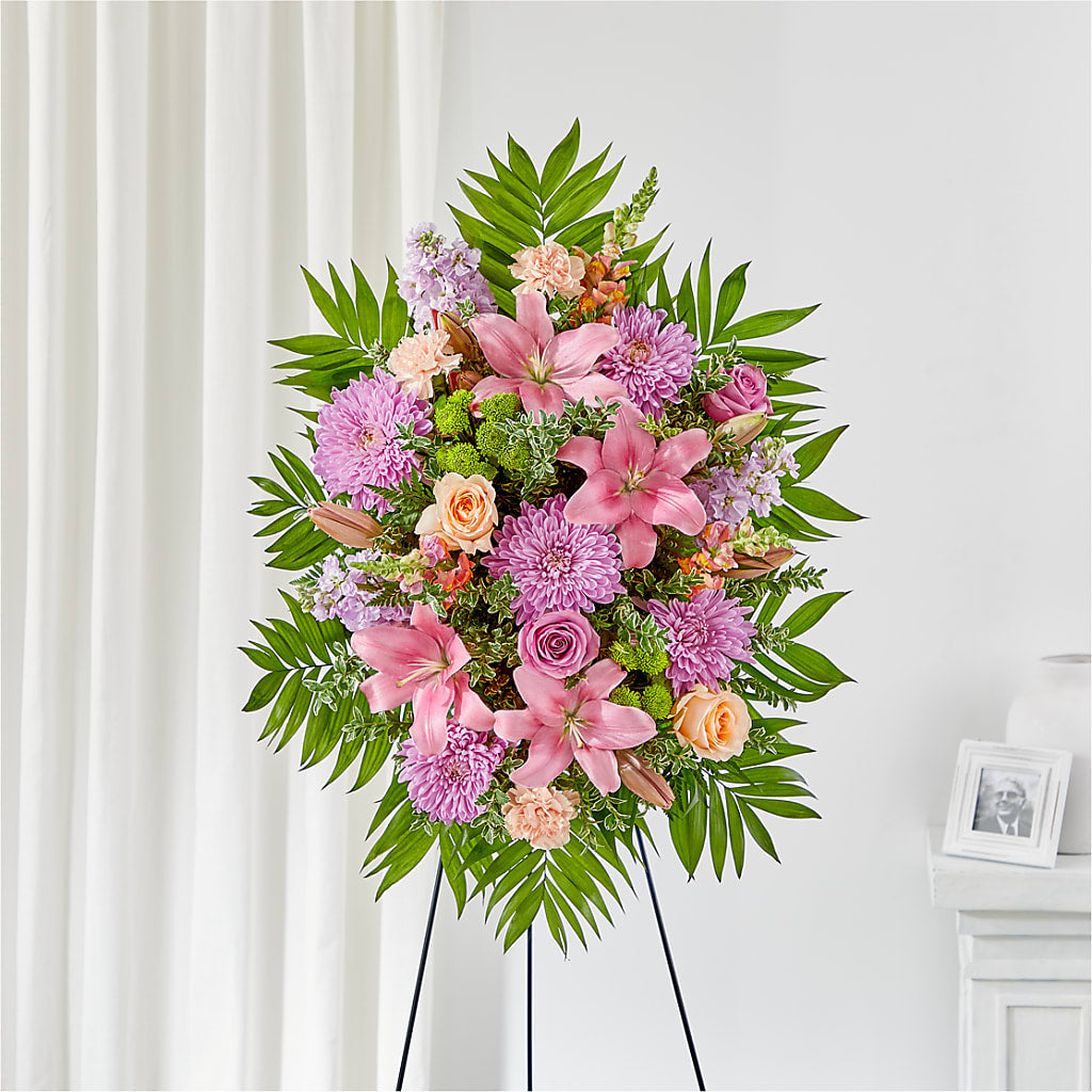 Love & Light Standing Spray – Velvet Leaf And Stem, Las Vegas NV