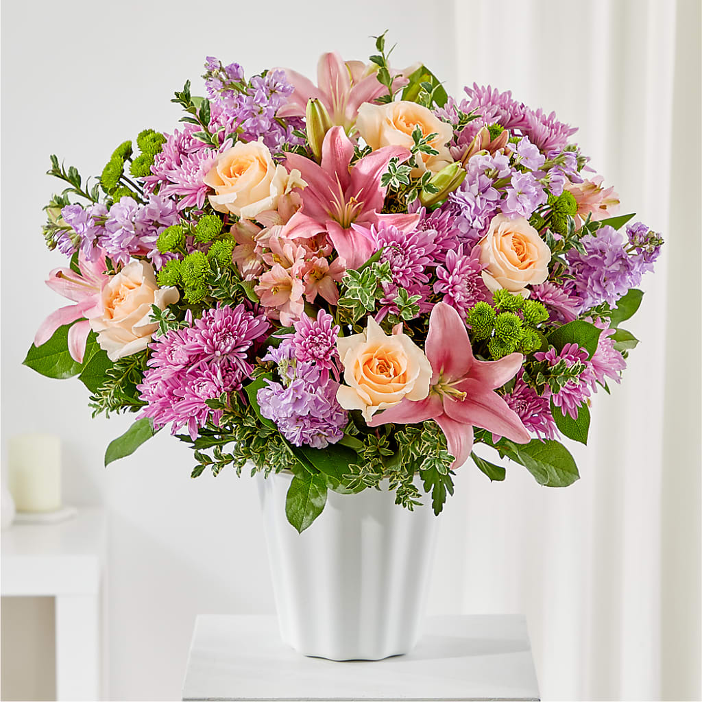 Supportive Embrace Tabletop Basket – Velvet Leaf And Stem, Las Vegas NV
