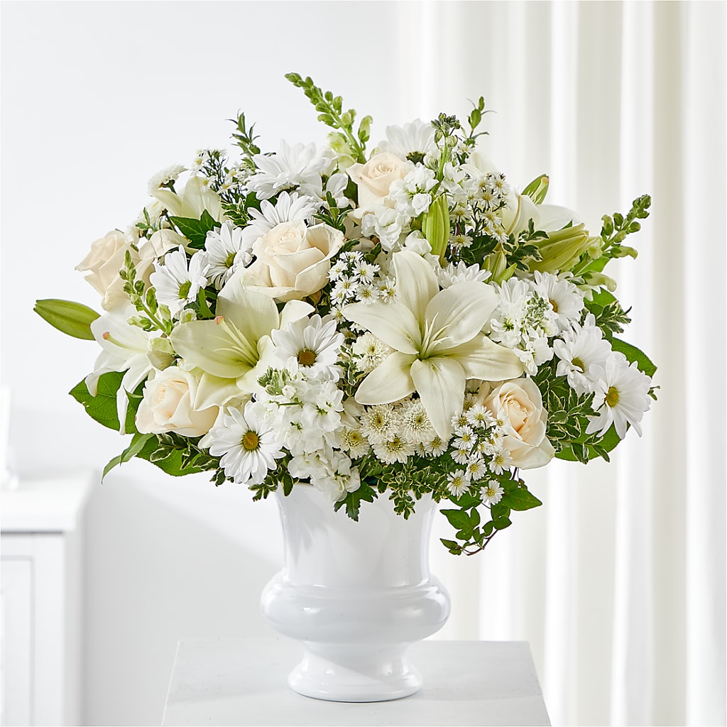 Uplifting Urn Arrangement – Velvet Leaf And Stem, Las Vegas NV