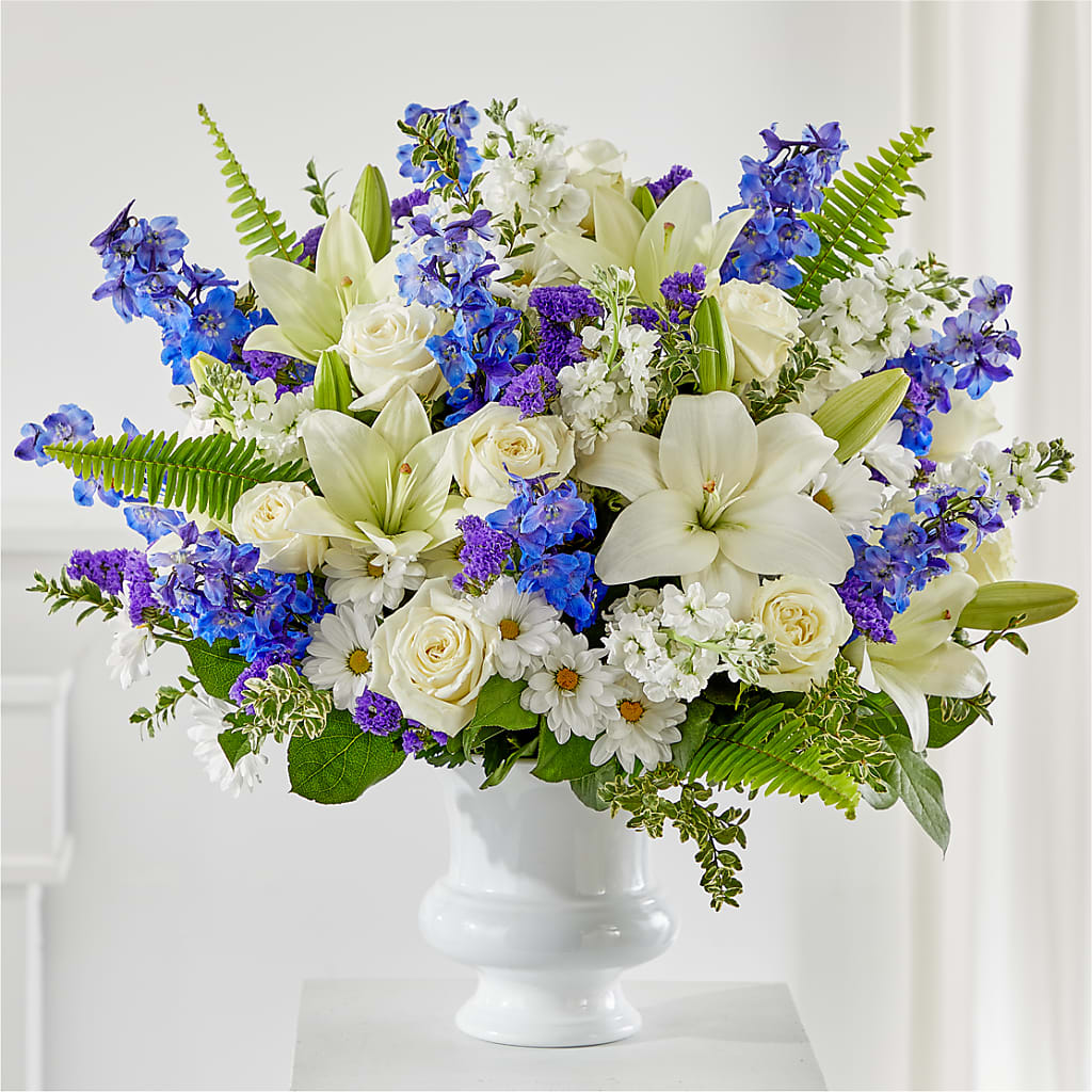 Expressions of Hope Urn Arrangement – Velvet Leaf And Stem, Las Vegas NV