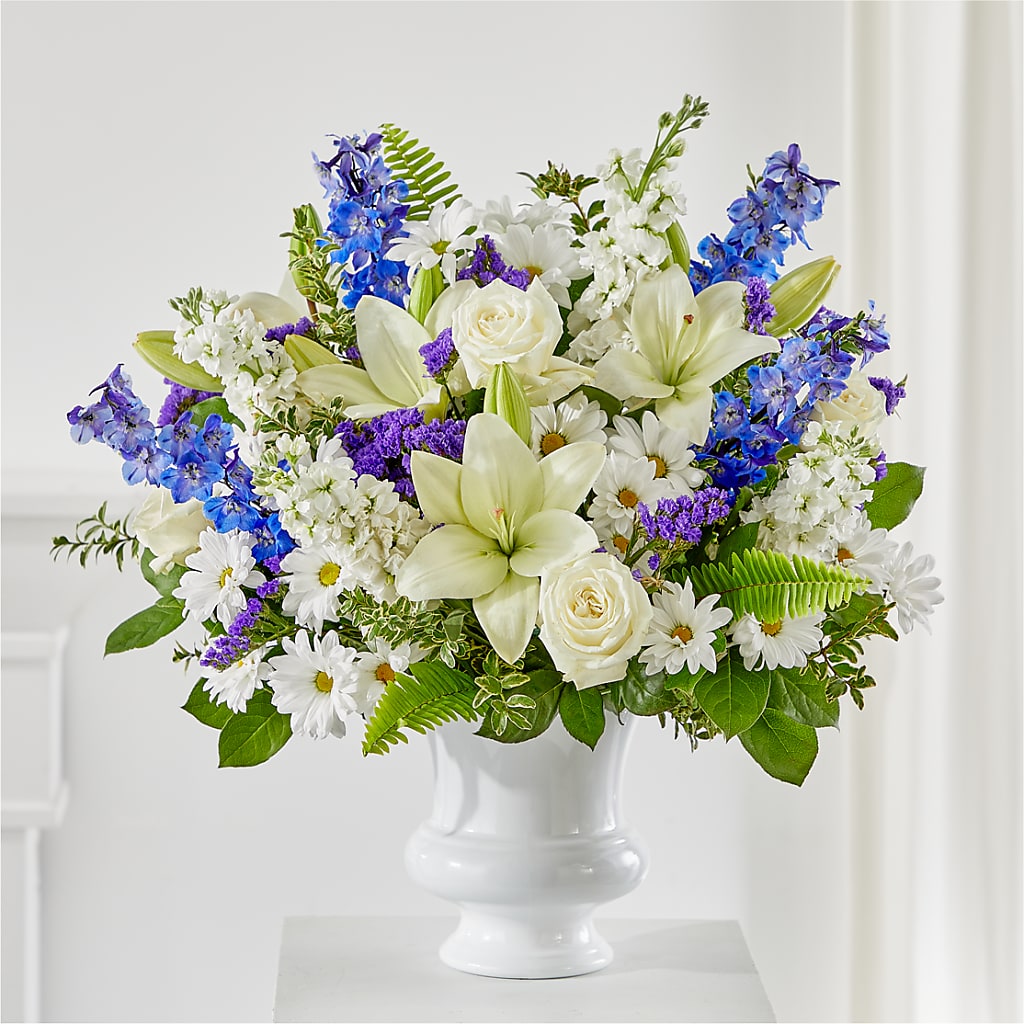 Expressions of Hope Urn Arrangement – Velvet Leaf And Stem, Las Vegas NV