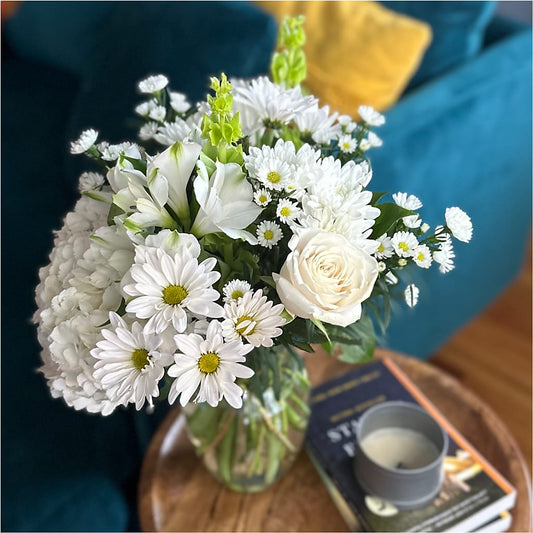 Classic Ivory – A Florist Original – Velvet Leaf And Stem, Las Vegas NV