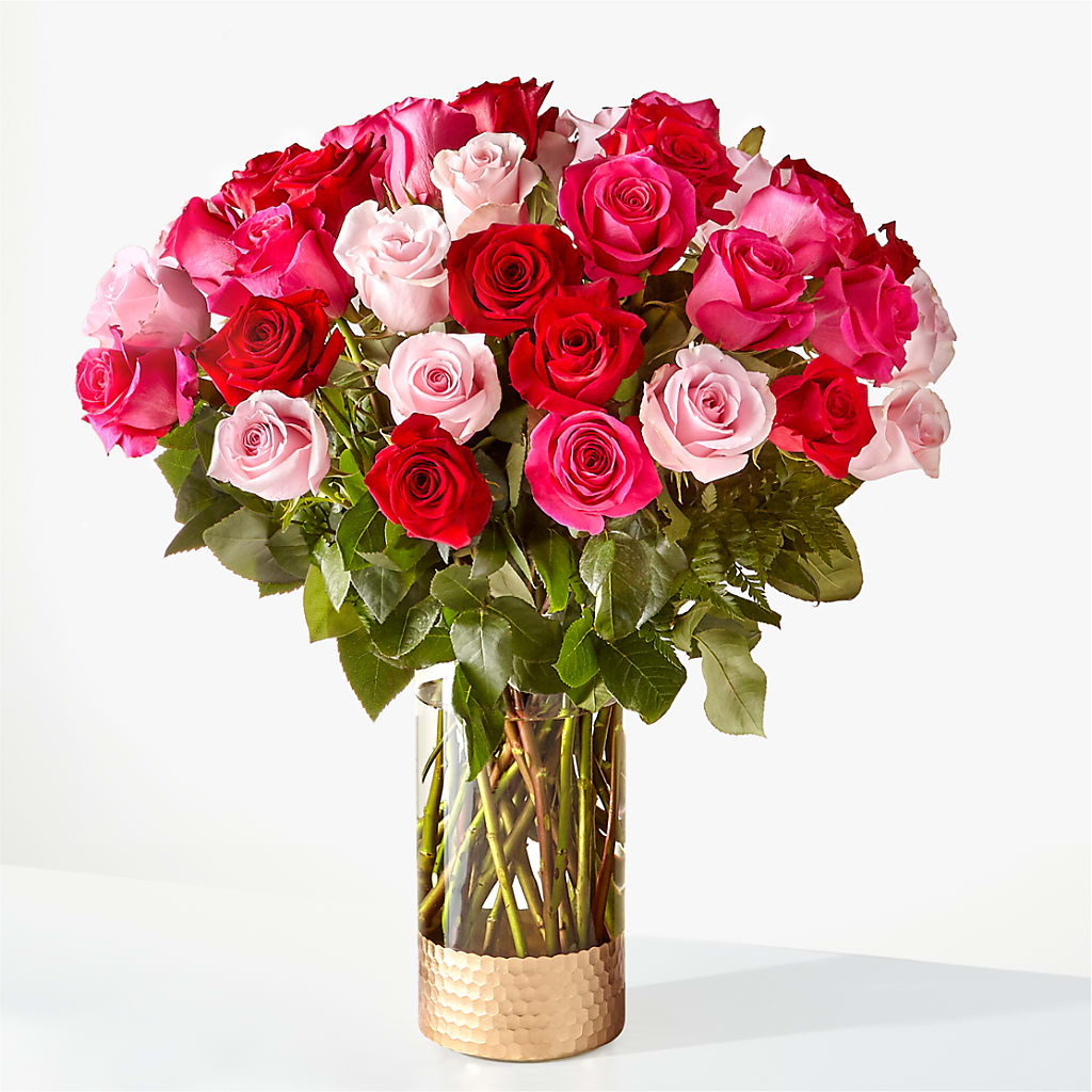 Love Notes Rose Bouquet – Velvet Leaf And Stem, Las Vegas NV