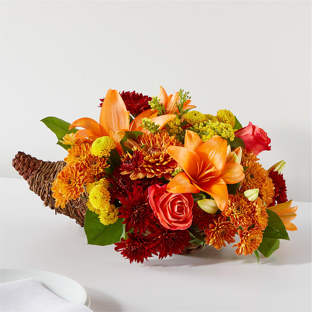 Bouquet of Blessings Cornucopia – Velvet Leaf And Stem, Las Vegas NV