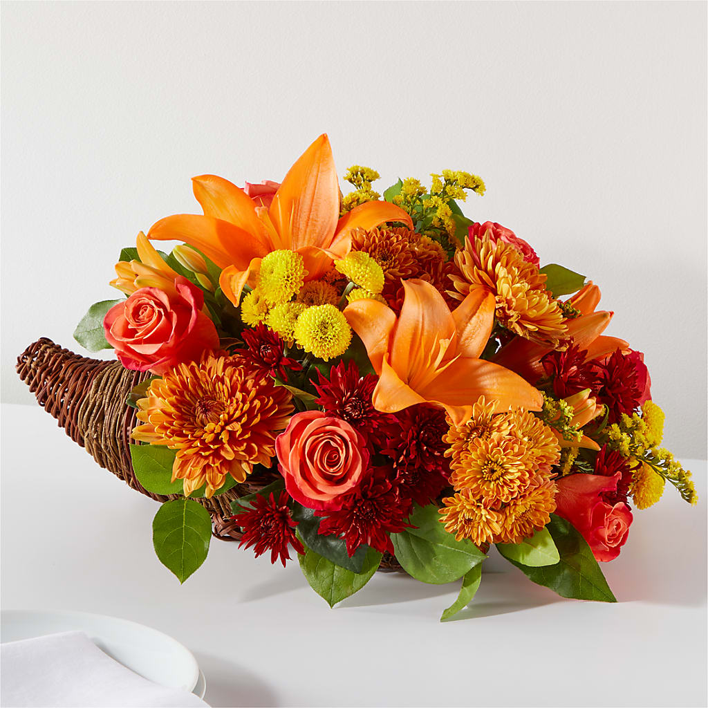 Bouquet of Blessings Cornucopia – Velvet Leaf And Stem, Las Vegas NV