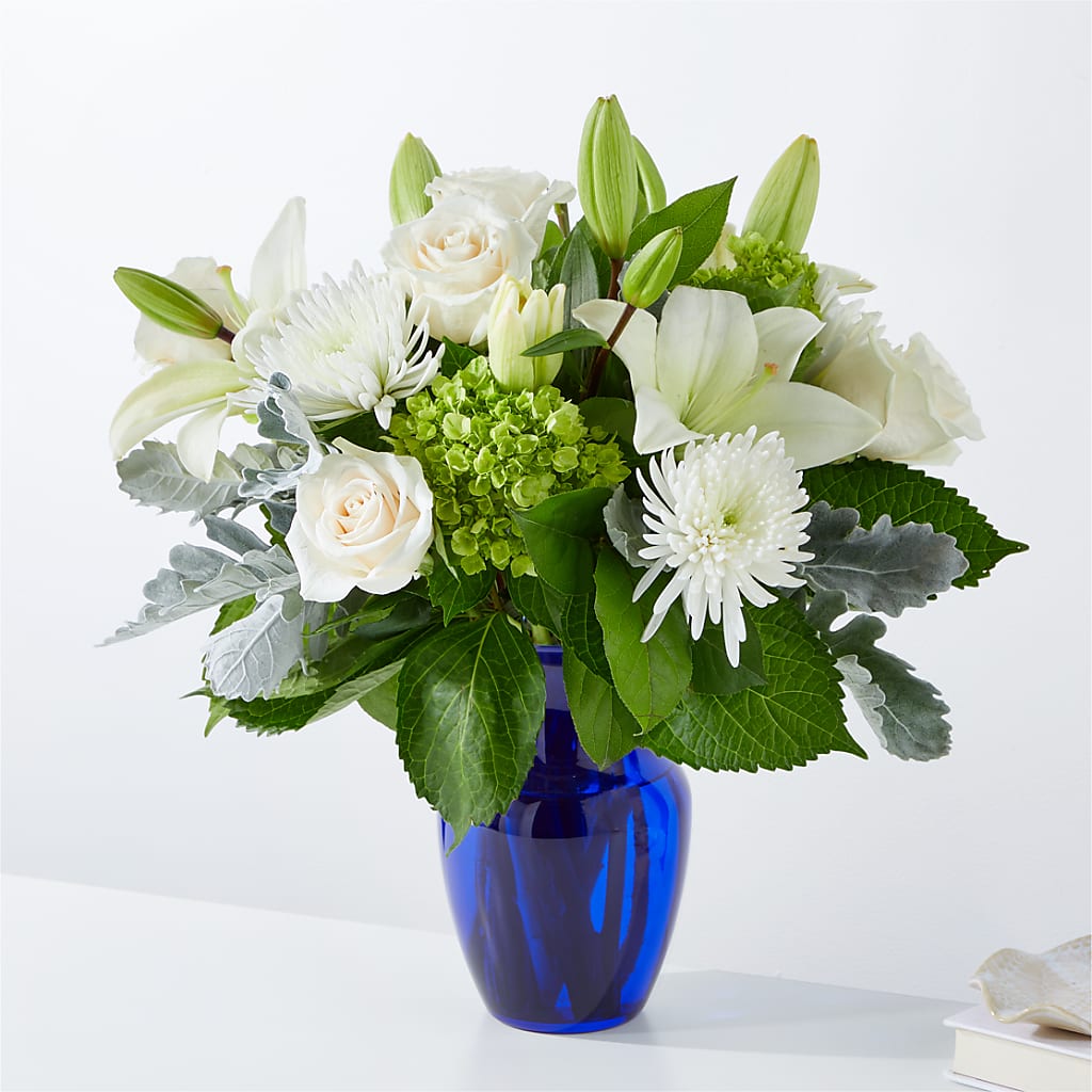 Snowy Dreams Bouquet – Velvet Leaf And Stem, Las Vegas NV