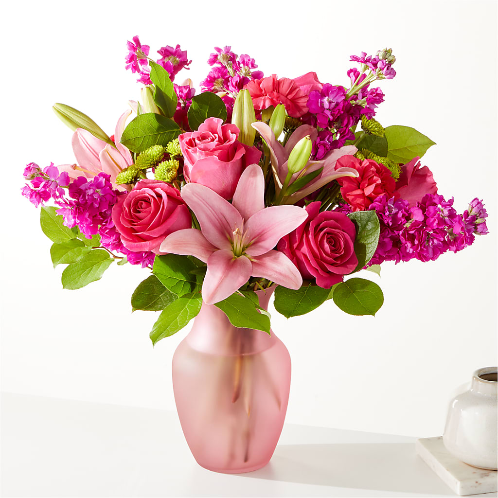 Watermelon Crush Bouquet – Velvet Leaf And Stem, Las Vegas NV