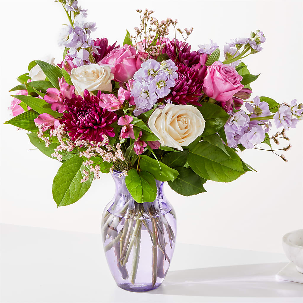Amethyst Dreams Bouquet – Velvet Leaf And Stem, Las Vegas NV