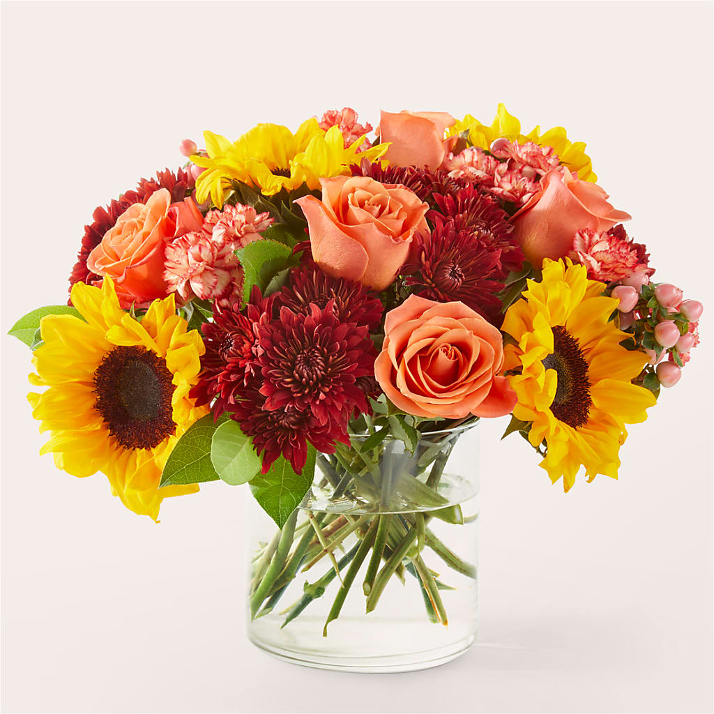 September Sunset Bouquet – Velvet Leaf And Stem, Las Vegas NV