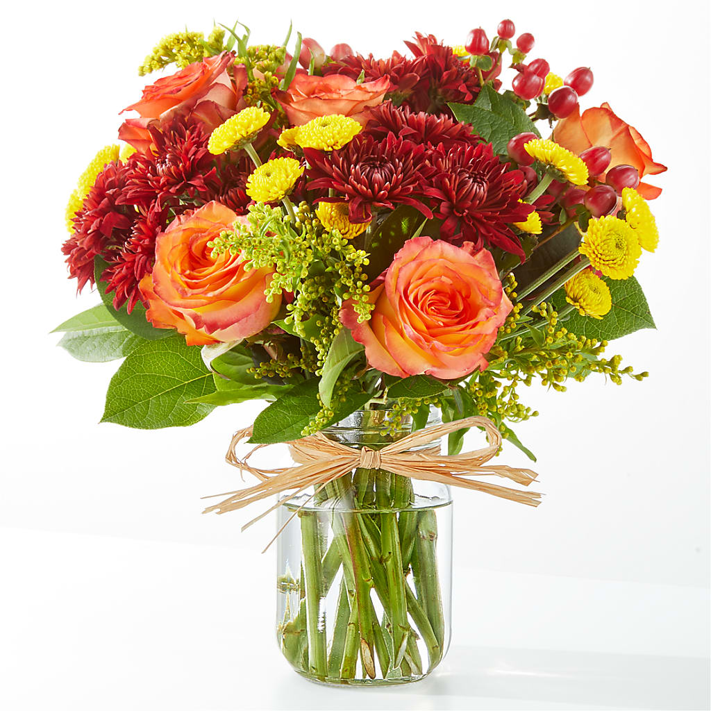 Apple Picking Bouquet – Velvet Leaf And Stem, Las Vegas NV