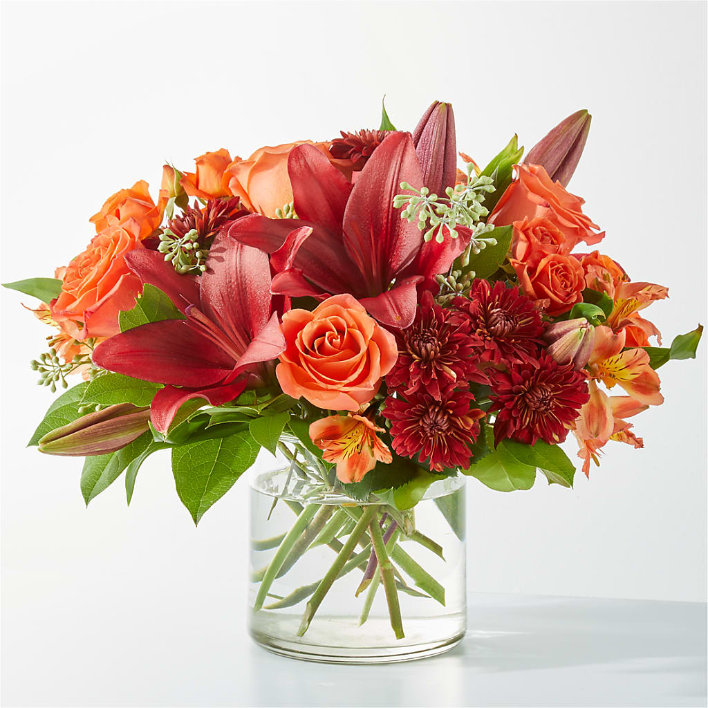 Crimson Leaves Bouquet – Velvet Leaf And Stem, Las Vegas NV