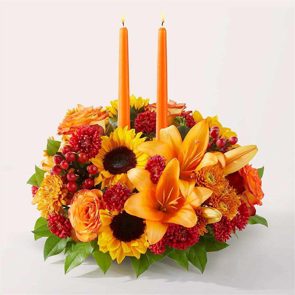 Grateful Centerpiece – Velvet Leaf And Stem, Las Vegas NV