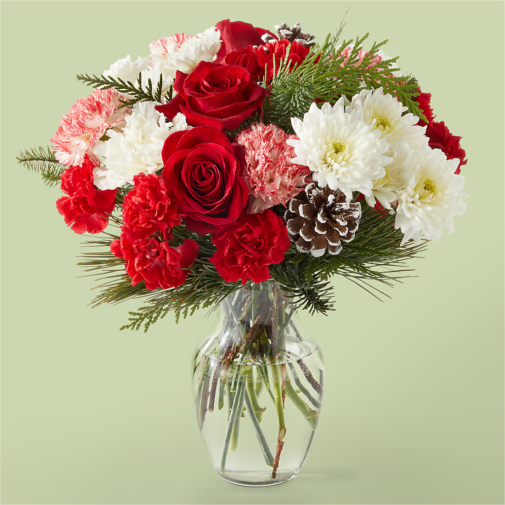 Candy Cane Lane Bouquet – Velvet Leaf And Stem, Las Vegas NV