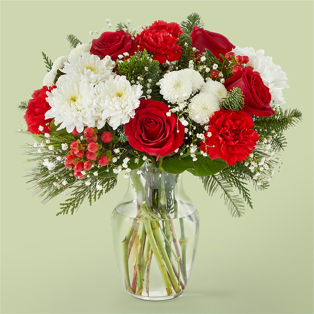 Chance of Flurries Bouquet – Velvet Leaf And Stem, Las Vegas NV