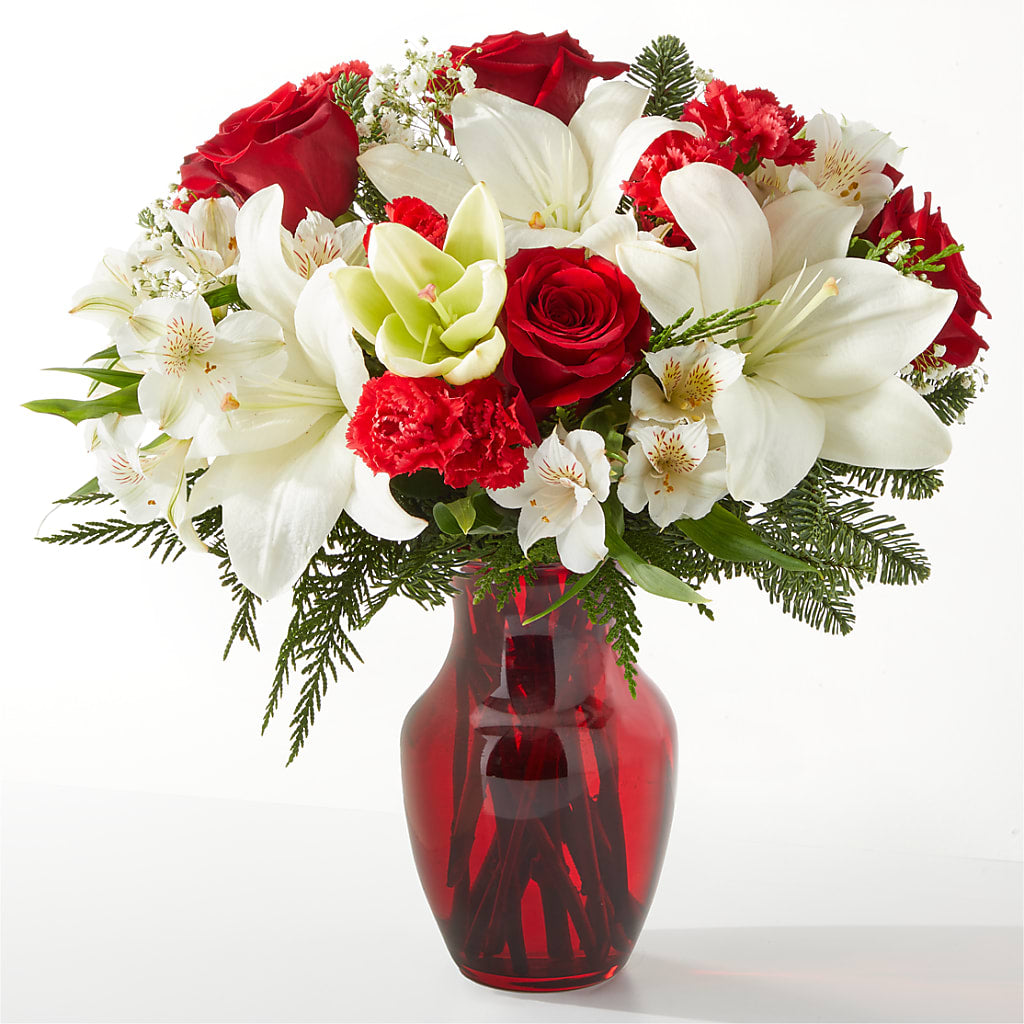 Holiday Season Bouquet – Velvet Leaf And Stem, Las Vegas NV
