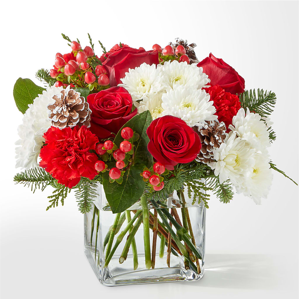 Snow Angel Bouquet – Velvet Leaf And Stem, Las Vegas NV