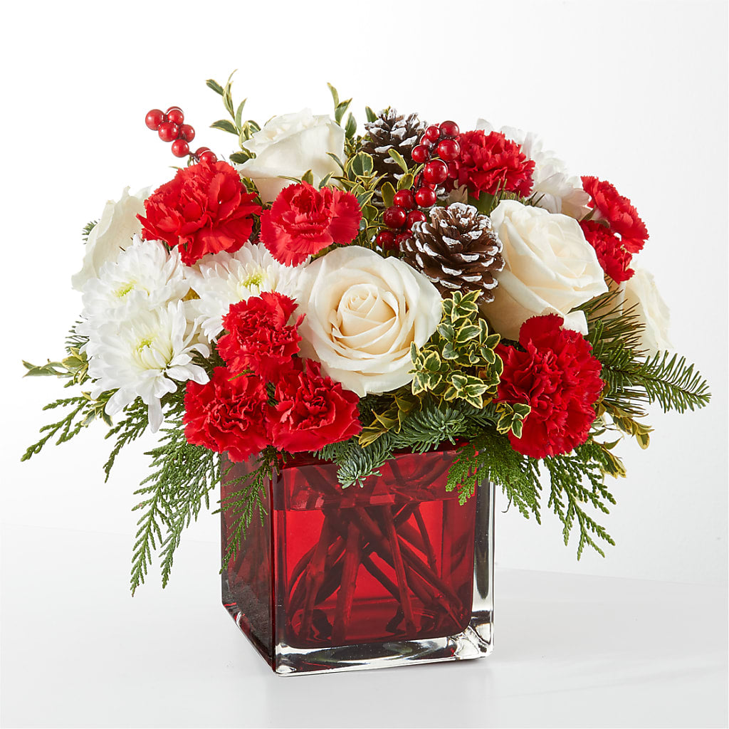 Christmas Market Bouquet – Velvet Leaf And Stem, Las Vegas NV