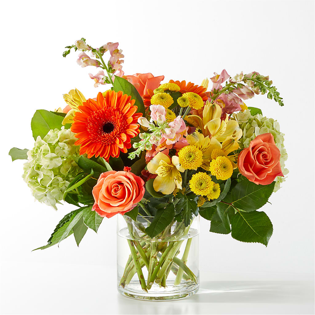 Autumn Sunshine Bouquet – Velvet Leaf And Stem, Las Vegas NV
