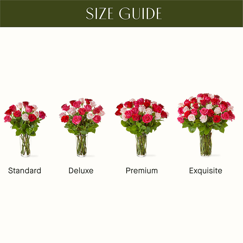 Charming Rose Bouquet – Velvet Leaf And Stem, Las Vegas NV