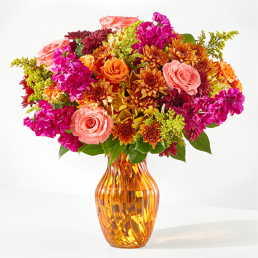 Amber Muse Bouquet – Velvet Leaf And Stem, Las Vegas NV