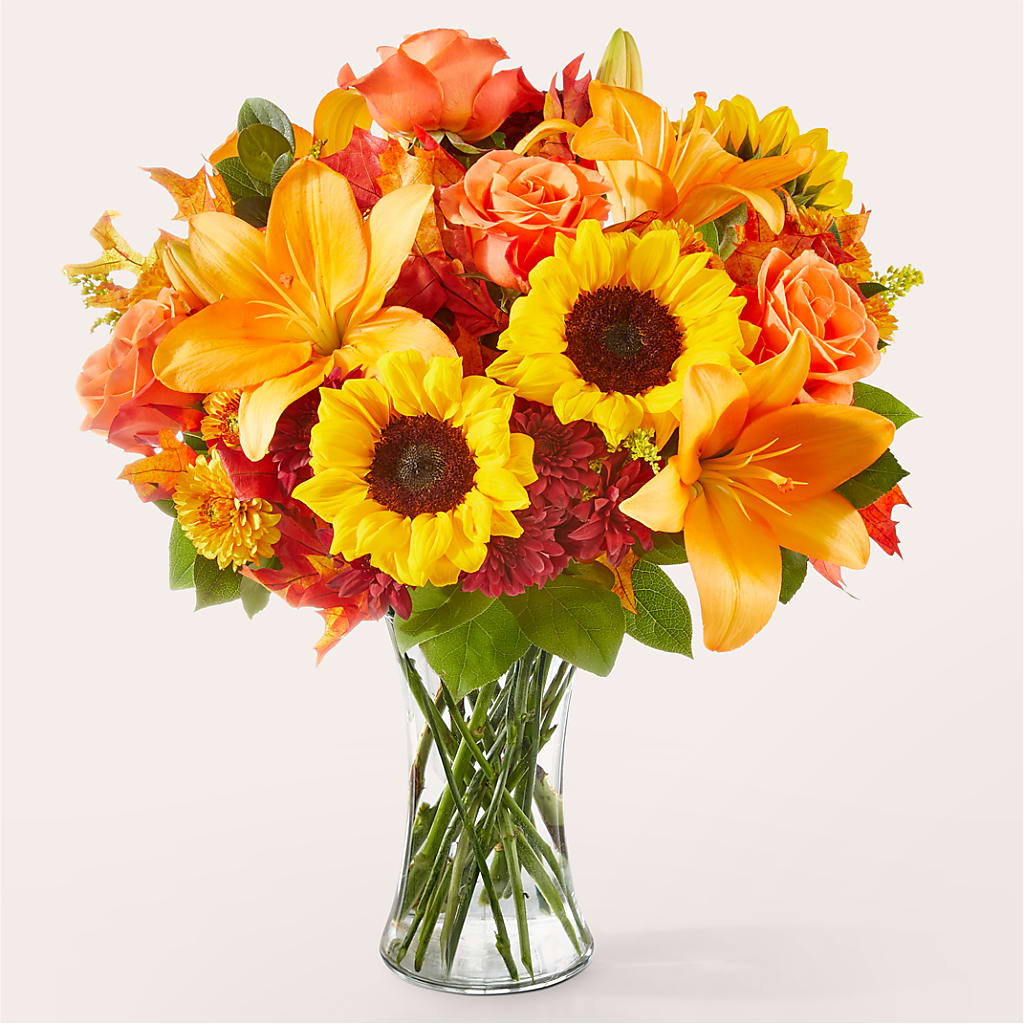 Sunny Side Bouquet – Velvet Leaf And Stem, Las Vegas NV