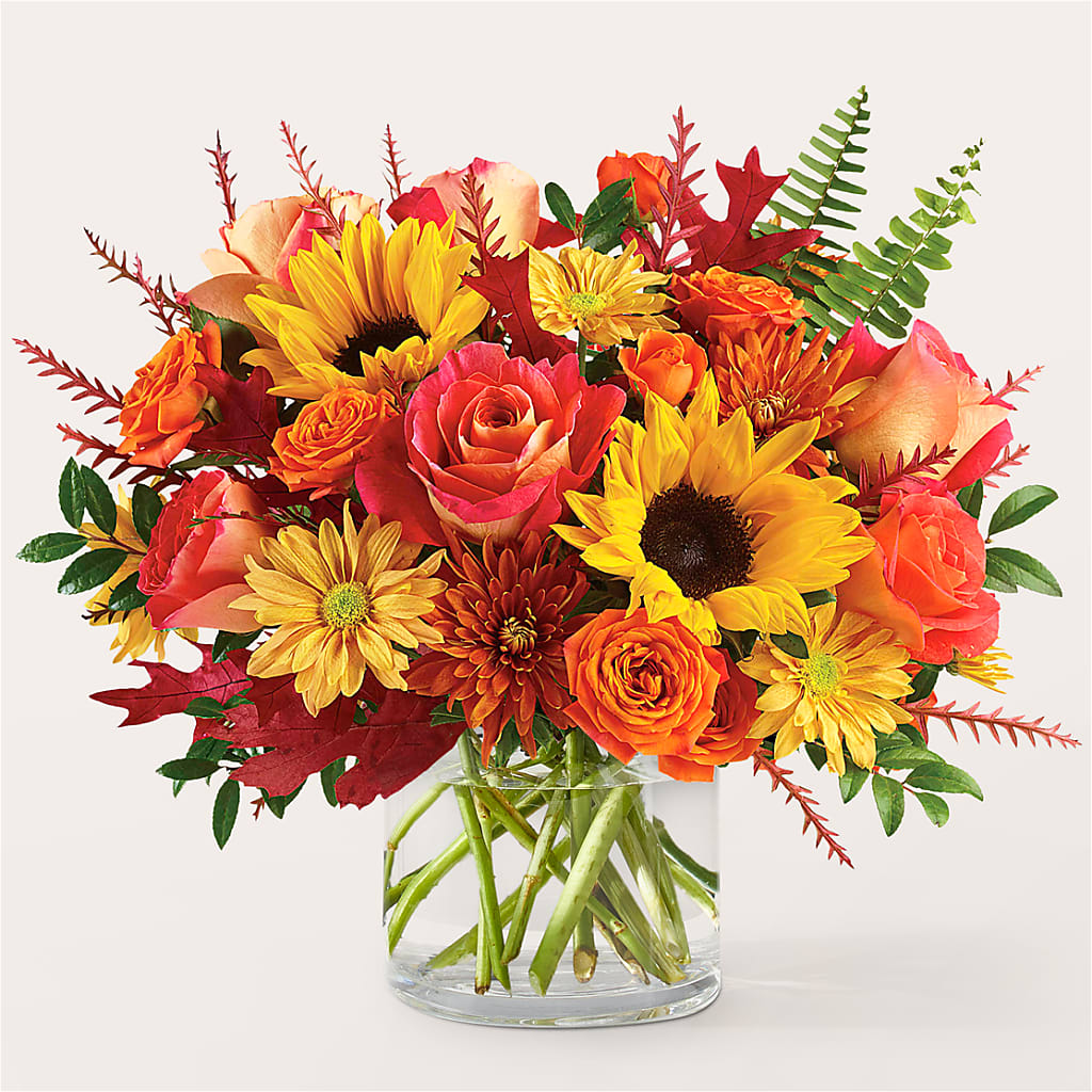 Fall Campfire Bouquet – Velvet Leaf And Stem, Las Vegas NV